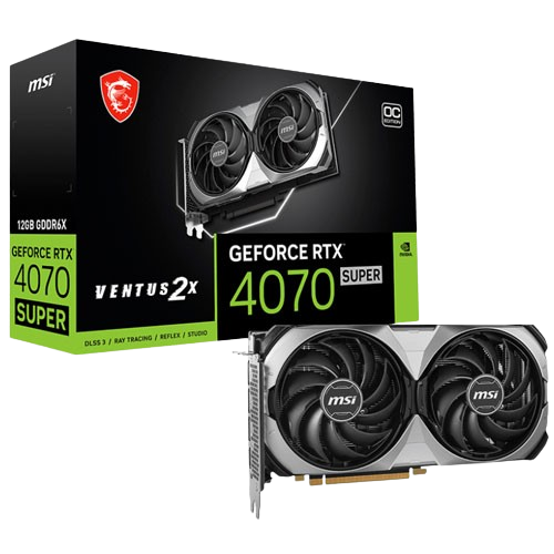 MSI 4070 S MSI RTX4070 SUPER 12GB VENTUS 2X - Image 1