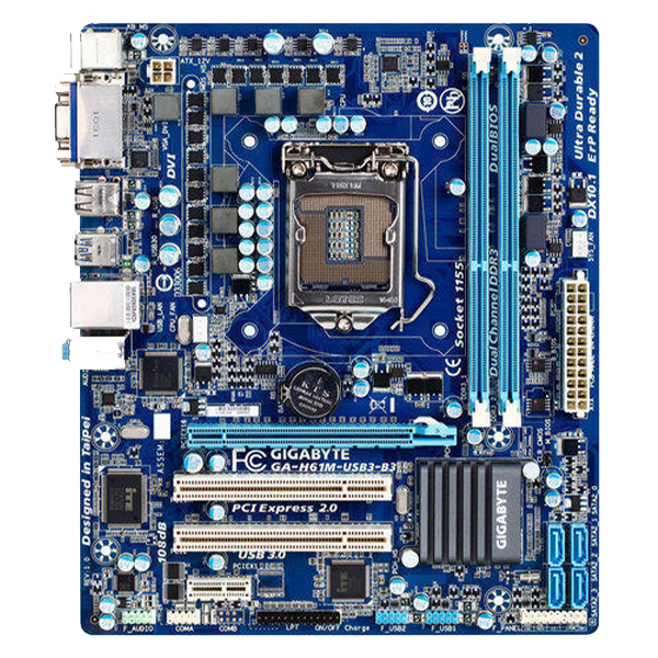 h61 H61 Used Motherboard - Image 1
